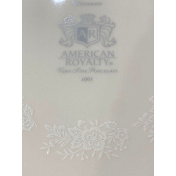 American Royalty WINTERSET Dinner Plate 1001 Very Fine Porcelain 10 7/8” - Picture 9 of 9